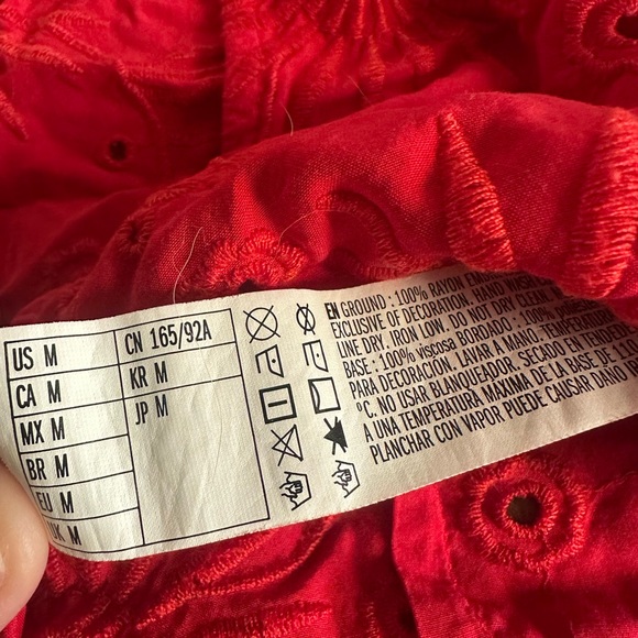 forever 21 Red Crop Top size medium - Picture 4 of 5